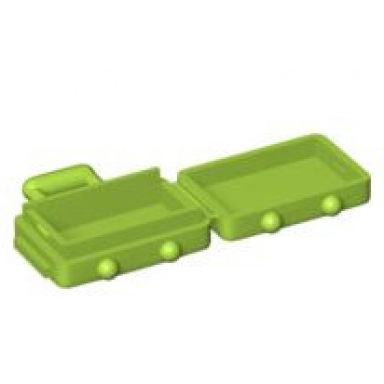 lime minifigure utensil suitcase with long handle