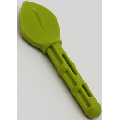 lime technic pin 3l with friction ridges and leaf on end
