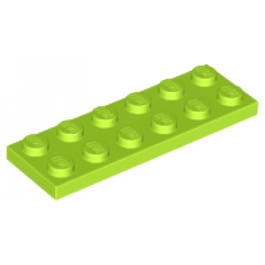 lime plate 2 x 6