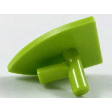 lime minifigure shield triangular