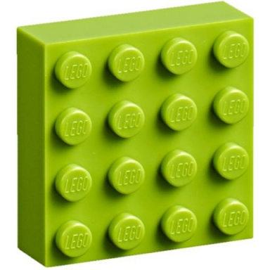 lime magnet brick modified 4 x 4 sealed base