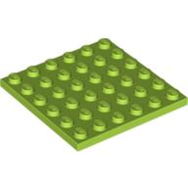 lime plate 6 x 6