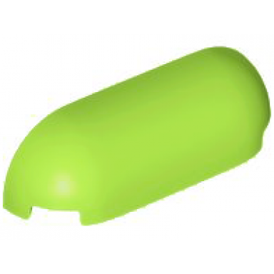 lime slope curved 1 x 4 with rounded ends