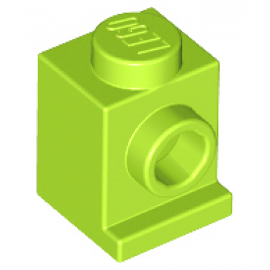 lime brick modified 1 x 1 with headlight