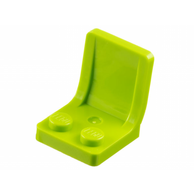 lime minifigure utensil seat chair 2 x 2