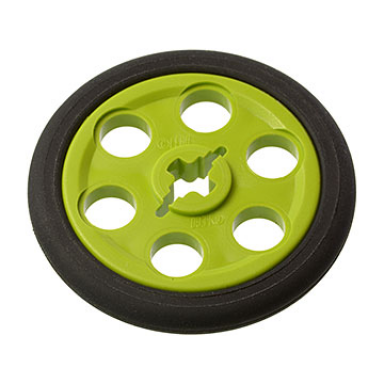 lime technic wedge belt wheel pulley with black technic wedge belt wheel tire 4185 2815