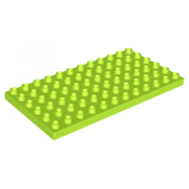 lime duplo plate 6 x 12