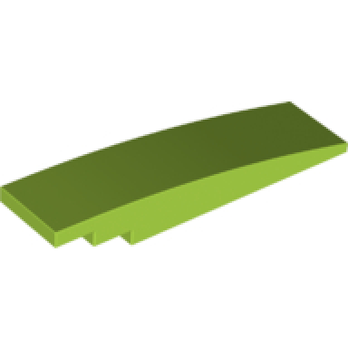lime slope curved 8 x 2