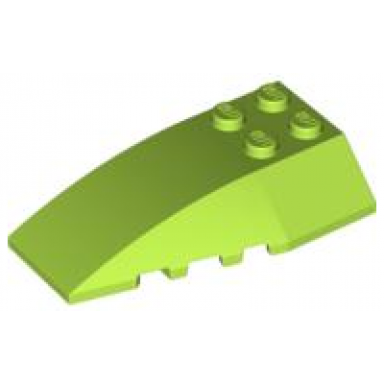 lime wedge 6 x 4 triple curved