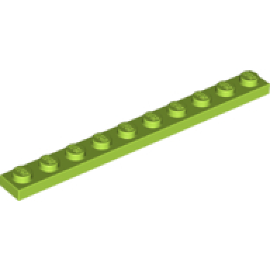lime plate 1 x 10