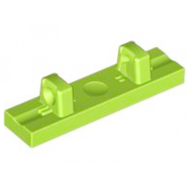 lime hinge tile 1 x 4 locking dual 1 finger on top