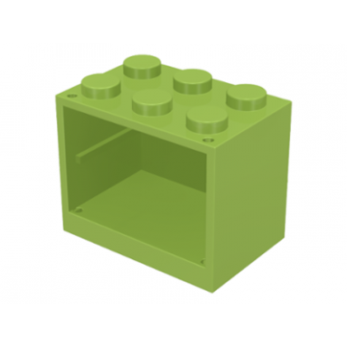 lime container cupboard 2 x 3 x 2 - solid studs