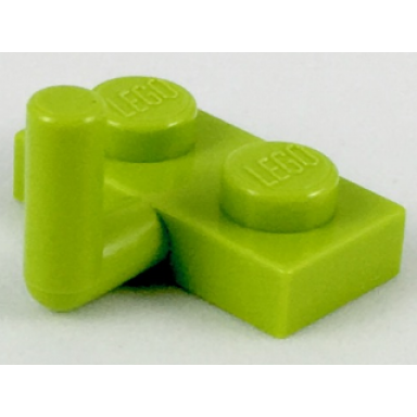 lime plate modified 1 x 2 with bar arm up horizontal arm 6mm