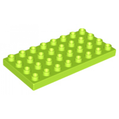 lime duplo plate 4 x 8