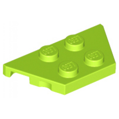 lime wedge plate 2 x 4