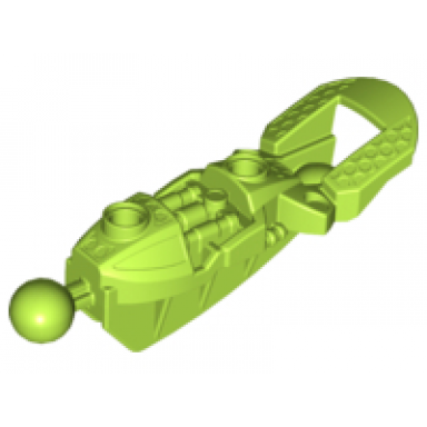 lime bionicle toa inika leg lower section