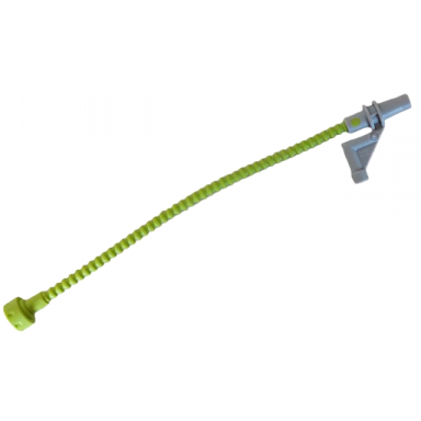 lime duplo hose 11l with stud holder and light bluish gray nozzle