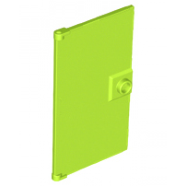 lime door 1 x 4 x 6 with stud handle