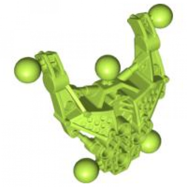 lime bionicle matoran torso av-matoran type 2