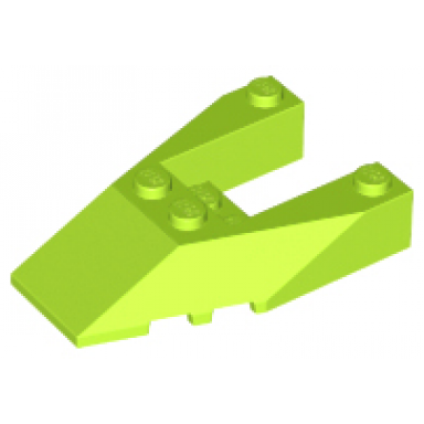 lime wedge 6 x 4 cutout with stud notches