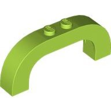 lime arch 1 x 6 x 2 curved top