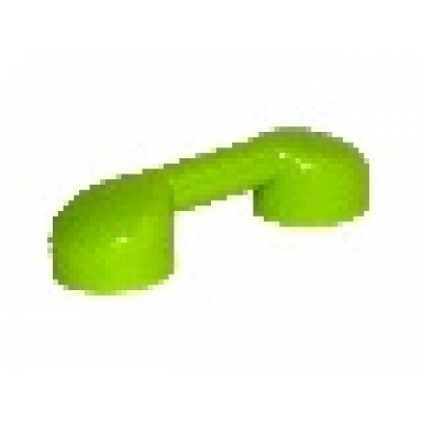 lime bar 1 x 3 with 2 stud receptacles radio handle telephone handset