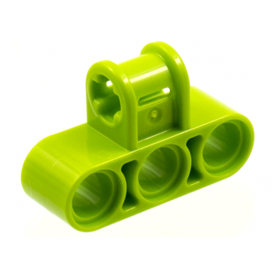 lime technic axle and pin connector perpendicular triple