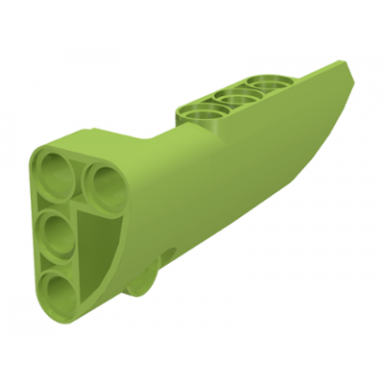lime technic panel fairing 4 small smooth long side b