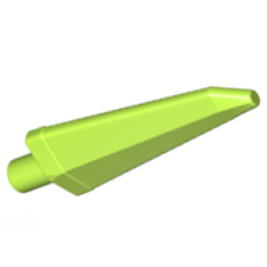 lime minifigure weapon sword spike flexible 3.5l with bar end