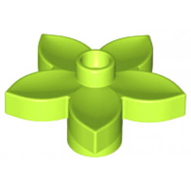 lime duplo plant flower with stud