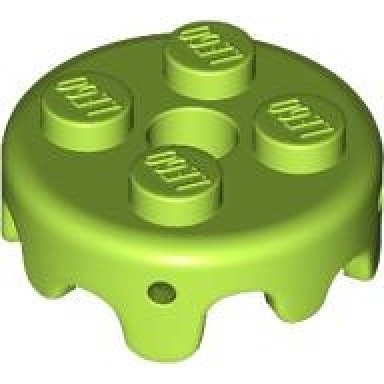 lime frosting for 2 x 2 cake with 4 small pin holes