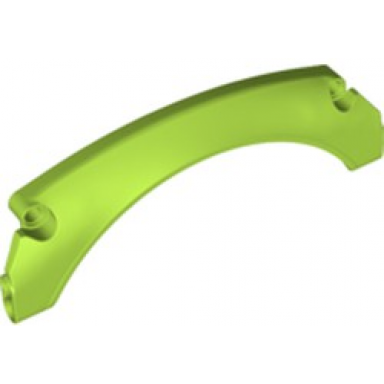 lime technic panel car mudguard arched 40 15 x 2 x 5 rounded top