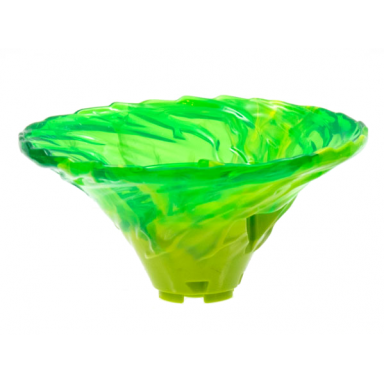 lime tornado of spinjitzu wide with marbled trans-green top pattern