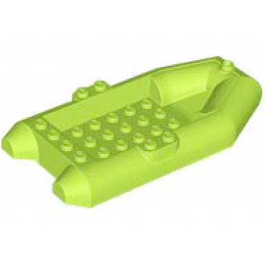 lime boat rubber raft 12 x 6 x 2