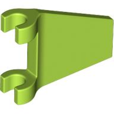 lime flag 2 x 2 trapezoid with flared edge