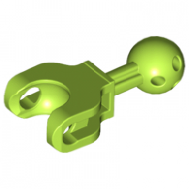 lime hero factory arm leg with ball joint on axle and ball socket short