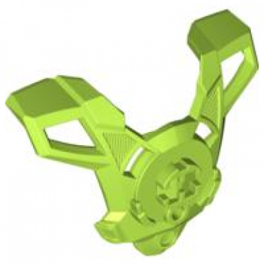 lime hero factory chest armor with trapezoid shoulders