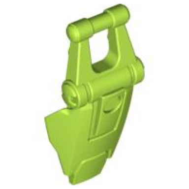 lime hero factory shield with bar handle