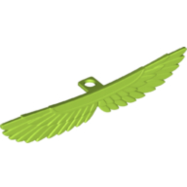lime minifigure wings bird extended