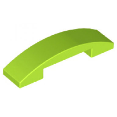 lime slope curved 4 x 1 x 2 3 double