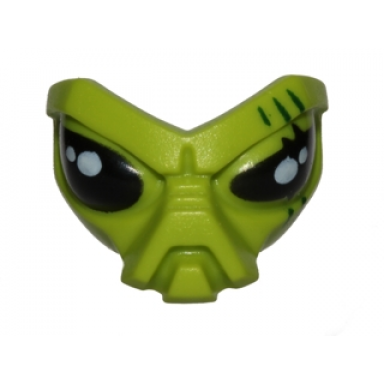 lime face alien with black eyes pattern alien conquest commander
