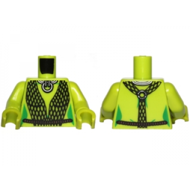 lime torso black mesh wrap pattern sw oola lime arms lime hands