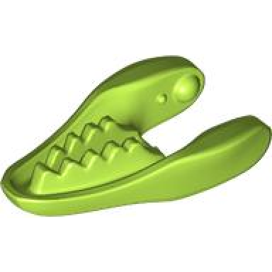 lime dinosaur jaw lower raptor
