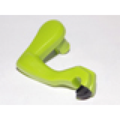 dinosaur leg small front raptor right with black claws pattern