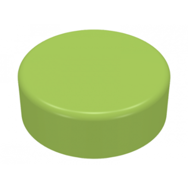 lime tile round 1 x 1
