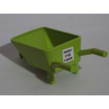 lime minifigure utensil wheelbarrow frame with black property of ned flanders on white background pattern sticker - set 71006
