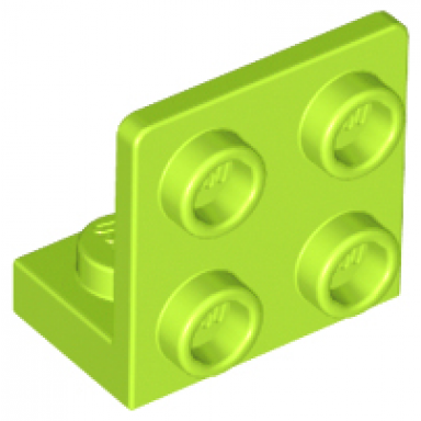 lime bracket 1 x 2 - 2 x 2 inverted