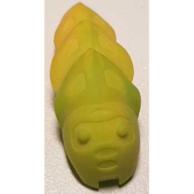 lime bionicle rahkshi kraata stage 5 with marbled pattern list head color describe the rest
