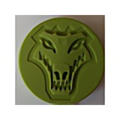 rip cord handle cover with legends of chima crocodile head - flexible rubber