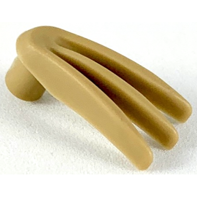 dark tan minifigure weapon bladed claw spread